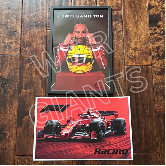 Luxury Lewis Hamilton 11 x 17 Framed Art (Bundle deal) - Picture 1 of 4